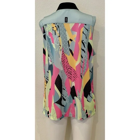 Jamie Sadock Womens 1/4 Zip Performance Stretch Top Size L Kapalua Golf Tennis - Picture 4 of 14